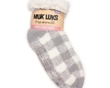 2 Pack Muk Luks Womens Short Cabin Socks Fully Lined Shoe Size 6-10 Gray... - £6.96 GBP