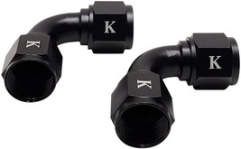 10AN to 10AN Female Coupler / Union Fitting Adapter 90 Degree - $310.96 MXN