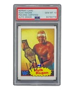 Hulk Hogan Signed 1985 Topps Rookie WWF Wrestling Card PSA/DNA Gem 10 - £309.01 GBP