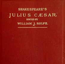 Julius Caesar William Shakespeare 1896 Victorian HC Illustrated Noted Rolfe E39 - £27.02 GBP