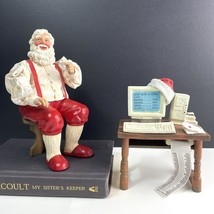 1997 Clothtique Possible Dreams #713151 &quot;Santa Online&quot; w/ computer Y2K Christmas - £17.11 GBP
