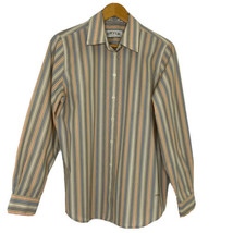 Orvis Blouse Shirt Womens size 12 L/S Button Front Wrinkle Free Multi Stripes - £17.95 GBP