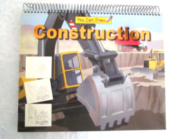 You Can Draw Construction Vehicles with Grid Paper Hard Cover Spiral Bound - £4.12 GBP