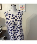 CAbi #5357 Bonita Tunic Tank Floral Stripes Size M - €21,24 EUR