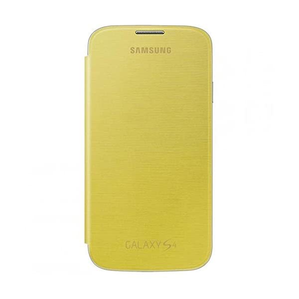 Samsung Galaxy S4 Flip Cover Case - Yellow  - $8.00