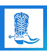 Cowboy Cowgirl Boot Reusable Stencil (Many Sizes) - £6.96 GBP+