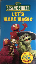 Sesame Street-Lets Make Music(Vhs 2000)Very Rare Tape-NEW SEALED-SHIPS N 24 Hrs - £51.53 GBP