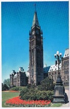 Postcard Peace Tower Canadian Houses Of Parliament Ottawa Ontario - £2.36 GBP