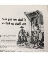 1943 Westinghouse Print Ad Advertising Art Boy Scouts Tin Recycling War - £7.73 GBP