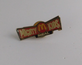 Mighty Kids Meal Enamel McDonald&#39;s Employee Lapel Hat Pin - £5.75 GBP