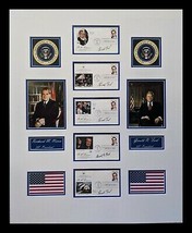 Richard Nixon First Day Covers 1995 Signed-President Ford Framed Ready t... - £388.46 GBP