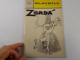 PLAYBILL ZORBA Kander &amp; Ebb Herschel Bernardi / Maria Karnilova 1968 Tryout - £7.77 GBP