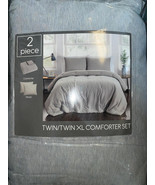 $140 Generic Jersey Twin/Twin XL 2-Piece Comforter Set Blue/Gray - $759.79 MXN