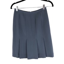 Tahari Arthur S. Levine Skirt Pleated A Line Blue Gray 2P - £10.00 GBP