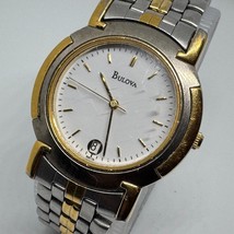 Vintage Sheffield Quartz Watch Men Dual Tone Japan Movt Analog New Battery - $23.74