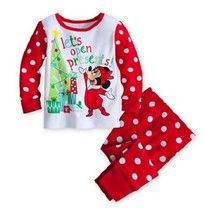 WDW Disney Minnie Mouse Holiday Pajama PJ Pals Set Brand New With Tags 1... - $19.99