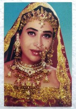 Attrice di Bollywood Attore Karisma Kapoor Rara cartolina originale Karishma - £15.53 GBP