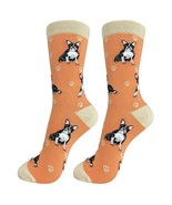 Boston Terrier Dog Socks Full Body Fun Novelty Dress Casual Unisex SOX U... - $208.63 MXN
