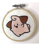 Pokémon Clefairy Machine Embroidered Display Piece 3.5&quot; - $15.00