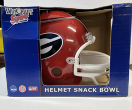 NFL Georgia Bulldogs Sports Helmet Party Snack Bowl Licensed Collegiate Product - £28.10 GBP