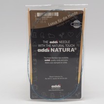 Addi Knitting Needle Circular Natura Bamboo Blue Cord 32&quot; US Size 6 - £29.21 GBP