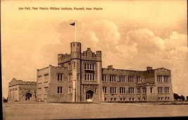 Lea Hall New Mexico Military Institute Roswell New Mexico PRE-1915 Postcard BK55 - £6.23 GBP