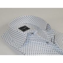 Mens Shirt Hankie CASILA Turkey Cotton Blend 501920-09 navy Polka Dots image 2