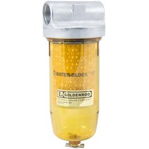 Goldenrod Dutton-Lainson Water Block Fuel Filter With 1&quot; NPT Top Cap, Zi... - £44.19 GBP