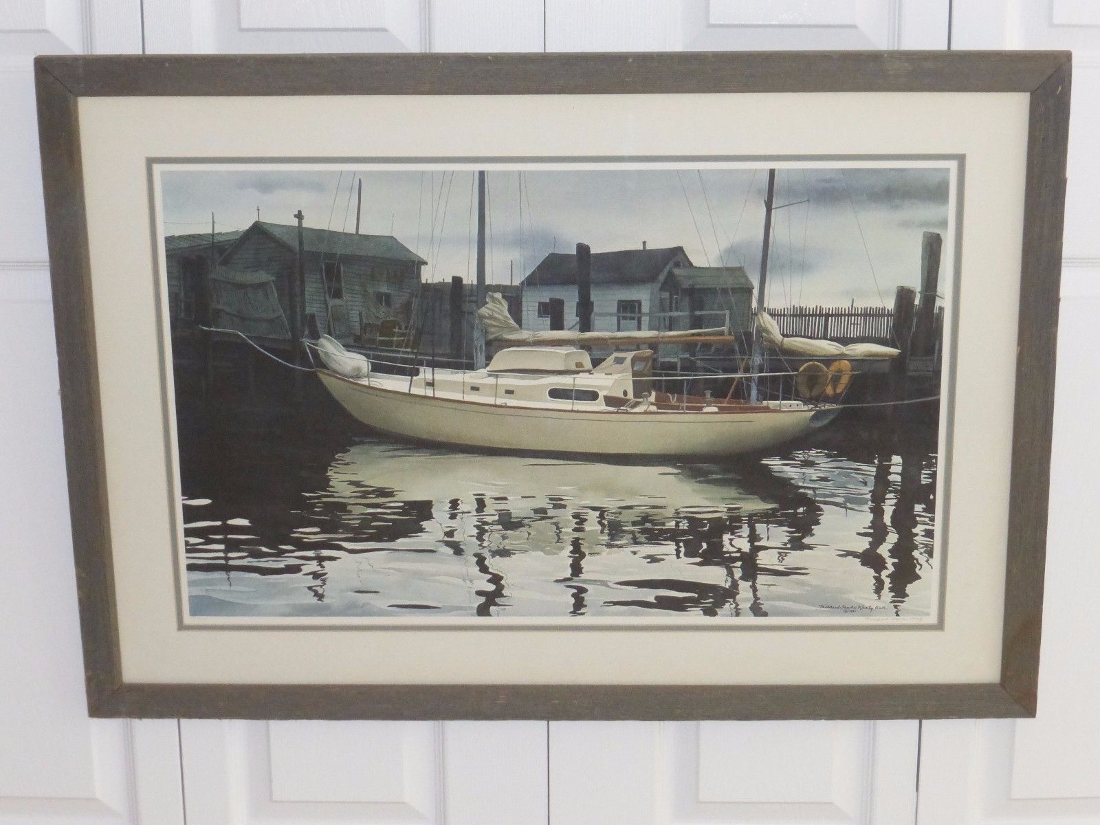 MILDRED SANDS KRATZ AMERICAN WATERCOLOR SOCIETY (AWS) 1981 LARGE SIGNED ARTWORK - $199.00