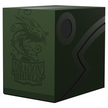Arcane Tinmen Deck Box: Dragom Shield: Double Shell: Forest Green/Black - $10.16