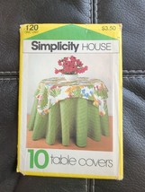 Simplicity House 120 TEN Table Covers Round Oval Rectangle Square Napkins Runner - £5.97 GBP