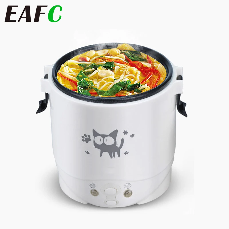 EAFC 1L Electric Mini Car Rice Cooker Rice Cooker Household 220V for Car 12V- - £27.00 GBP+