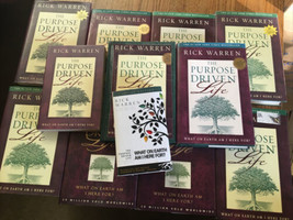 12pc The Purpose Driven Life HC Book Lot Set Small Group Bible Study Rick Warren - £27.24 GBP