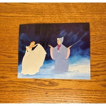 Animation studio Cinderella fairy godmother Disney postcard vintage - $9.50
