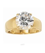 Women&#39;s CZ Solitaire Ring Gold 10 - $889.08 MXN