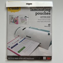 Scotch Thermal Laminating Pouches Letter Size 3M High Quality Clear 3 MIL - 4PK - £16.80 GBP