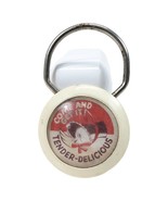 Vintage Mother Hen&#39;s Country-fied Chicken Come And Get It! Keychain - $26.77 CAD