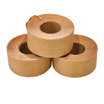 Reinforced Kraft Paper Carton Sealing 2 Inch Water Activated Tape 3 Roll... - $23.92