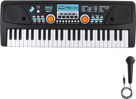 Pyle Electric Keyboard Piano 49 Keys - Portable Digital Musical Karaoke ... - £43.34 GBP