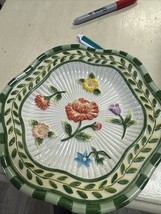 Fitz And Floyd Classics Decorative Wall Hanging 3d Floral Plate Green St... - $14.97 Fitz And Floyd Classics Decorative Wall Hanging 3d Floral Plate Green St... - $14.97