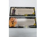 Lot Of (2) Dungeons And Dragons Campaign Cards Xen&#39;Drik Expeditions Set 4 - $17.81