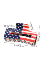 Dark Blue American Flag Print Square Claw Clip - $76.57 MXN