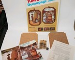 Vintage 1974 The Adventures Of Tom &amp; Huck Decoupage Made Easy` NEW Compl... - $15.79