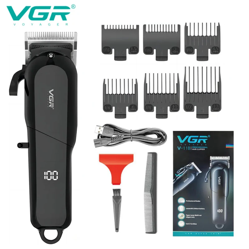 VGR Hair Clipper Adjustable Hair Cutting Machine Electric Barber Haircut - $33.72+