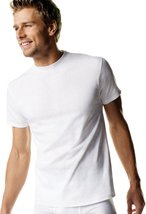 Hanes Men&#39;s White T-Shirt Pack (Colors Available), Moisture-Wicking Shir... - $37.96+