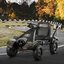 Go Kart Pedal Powered Kids Ride on Car 4 Wheels Racer Toy w/Clutch &amp; Han... - £149.82 GBP