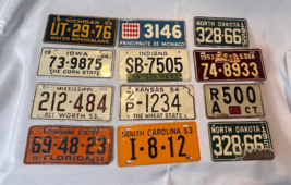 1950&#39;s General Mills Cereal Premiums License Plates For Bikes And Decor - £47.30 GBP