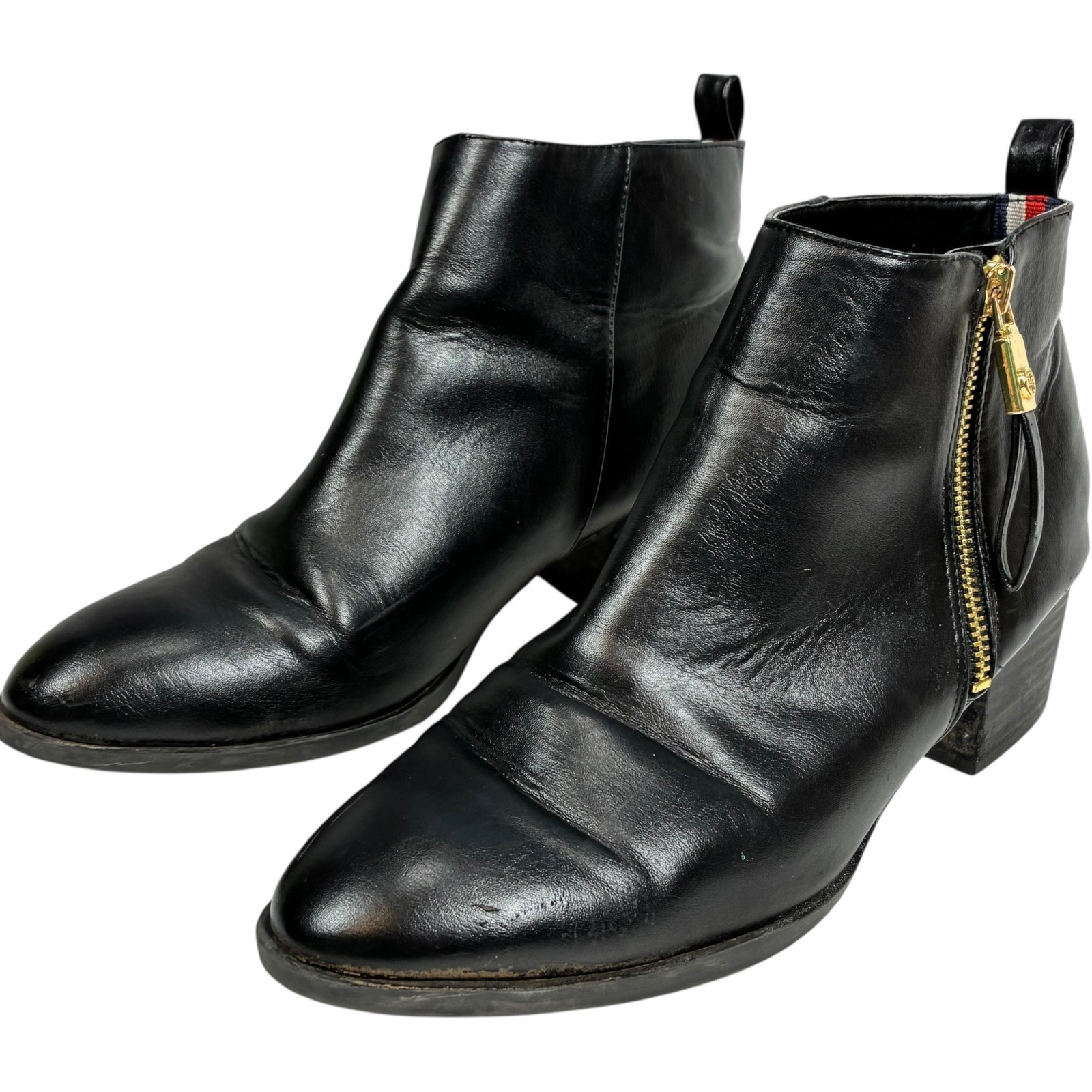 Tommy Hilfiger Reiz 2 Black Zip-up Ankle Bootie TWREIZ2-M women's size 9M Item image 4