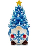 Ceramic Christmas Tree Christmas Decorations for Indoor Home Table Blue ... - £45.96 GBP