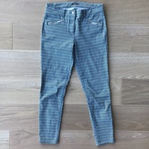 J. McLaughlin Baxter Micro Aegean Link Cigarette Skinny Jeans Blue sz 6 EUC - $34.99